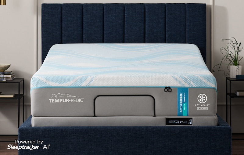 Tempur-Pedic® TEMPUR-ActiveBreeze® Medium Hybrid Smart Bed - Image 2