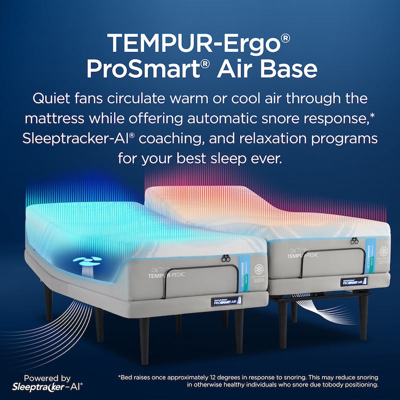 Tempur-Pedic® TEMPUR-ActiveBreeze® Medium Hybrid Smart Bed - Image 12