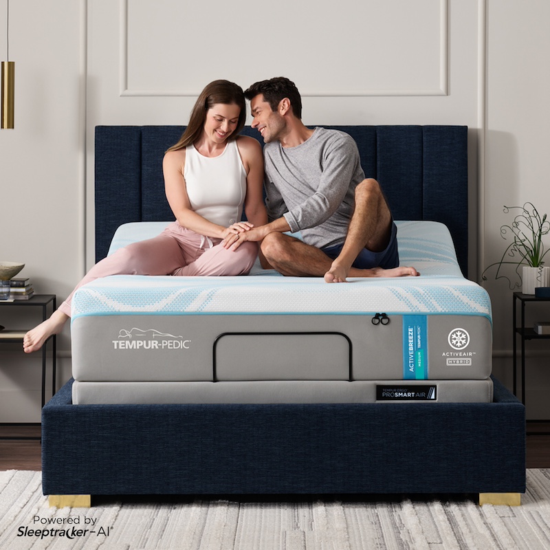 Tempur-Pedic® TEMPUR-ActiveBreeze® Medium Hybrid Smart Bed - Image 11