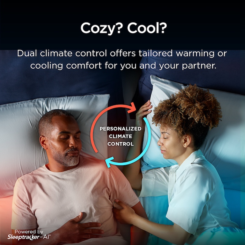 Tempur-Pedic® TEMPUR-ActiveBreeze® Medium Hybrid Smart Bed - Image 9